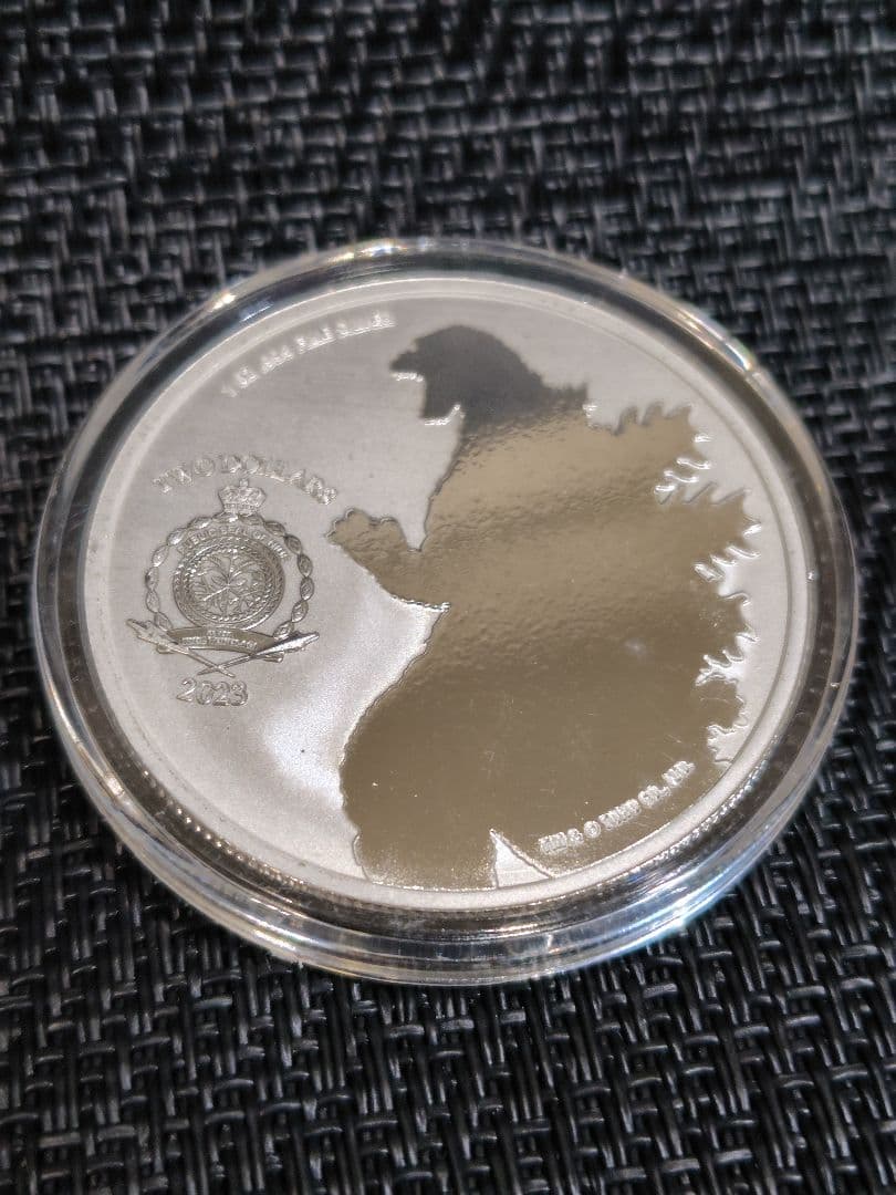 キングギドラ ゴジラ 銀製 40mm