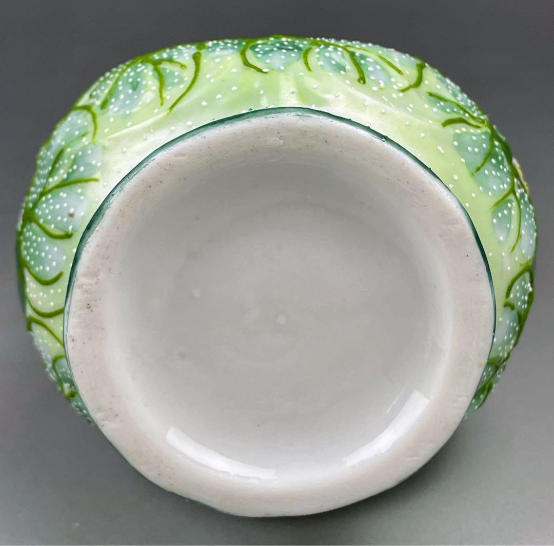 オールドニッポン アールヌーボー 花紋 一陳盛り 花瓶 明治期 里帰り