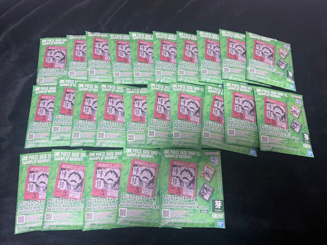 未開封 25個セット ONE PIECE BASE SHOP アクリルブロック