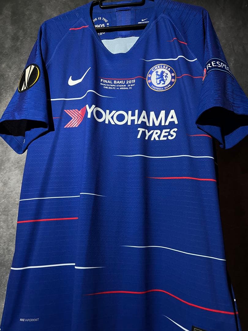 【正規品】アザール ＃１０ チェルシー１８／１９ EL決勝仕様 (H)