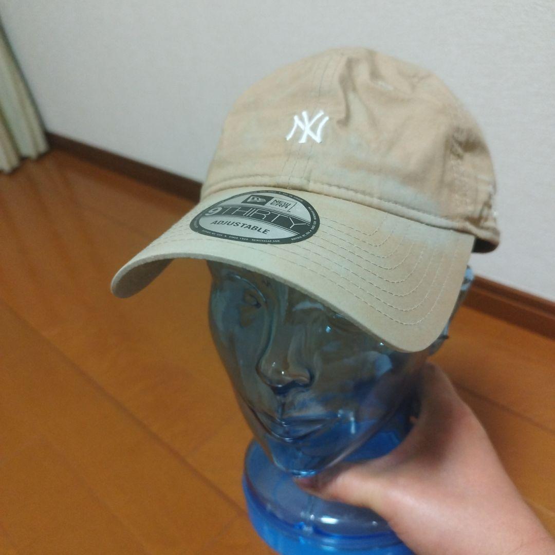 フェードあり　ニューエラ　ヤンキース　ベージュ　9THIRTY