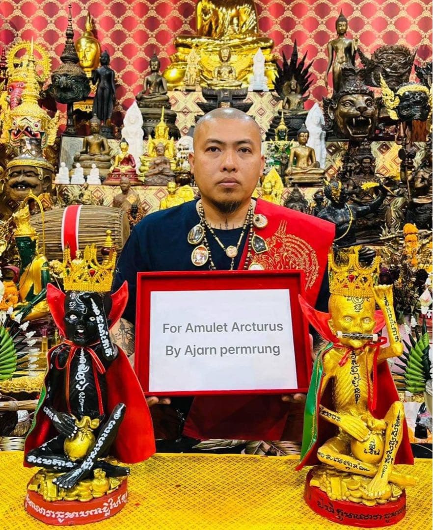 金運と幸運を呼び込む特別なクマーントーン黒　アジャンパームルン先生オーダーメイド