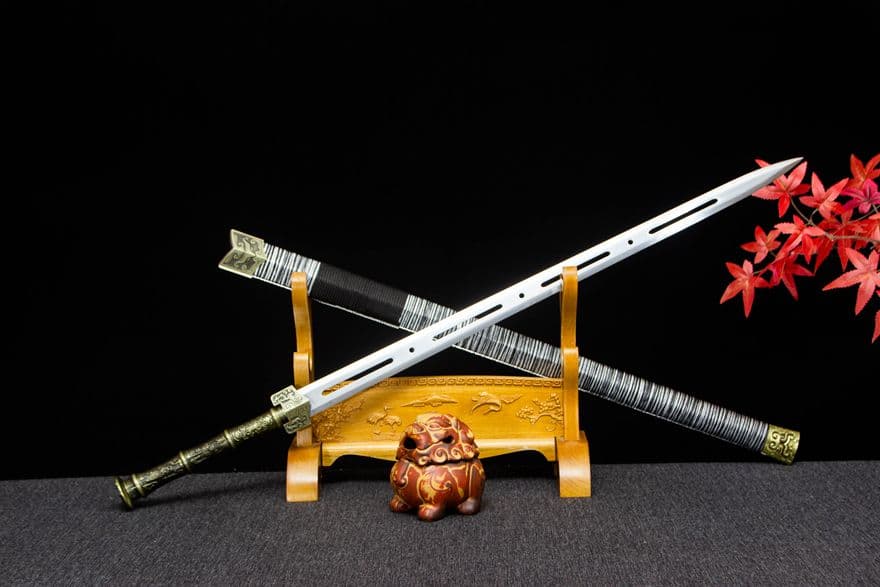 武儀漢剣-高性能マンガン鋼 古兵器 武具　刀装具　日本刀　模造刀 居合刀