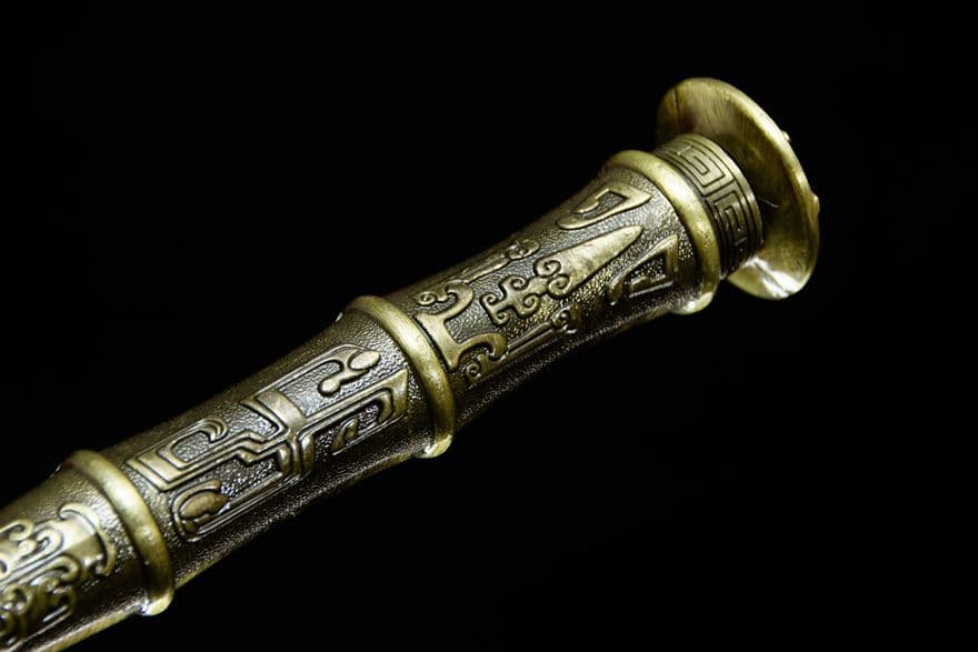 武儀漢剣-高性能マンガン鋼 古兵器 武具　刀装具　日本刀　模造刀 居合刀