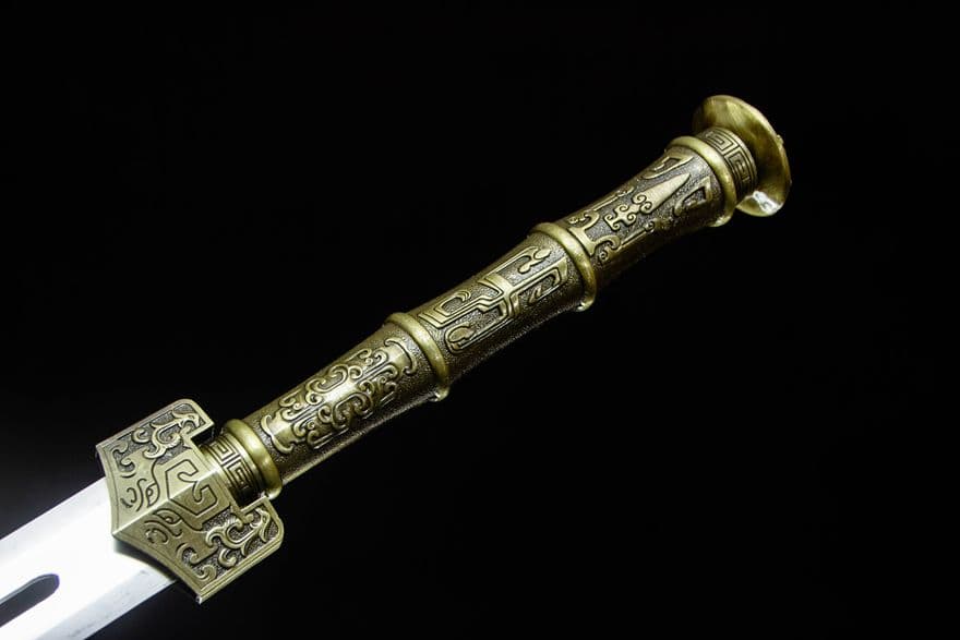 武儀漢剣-高性能マンガン鋼 古兵器 武具　刀装具　日本刀　模造刀 居合刀