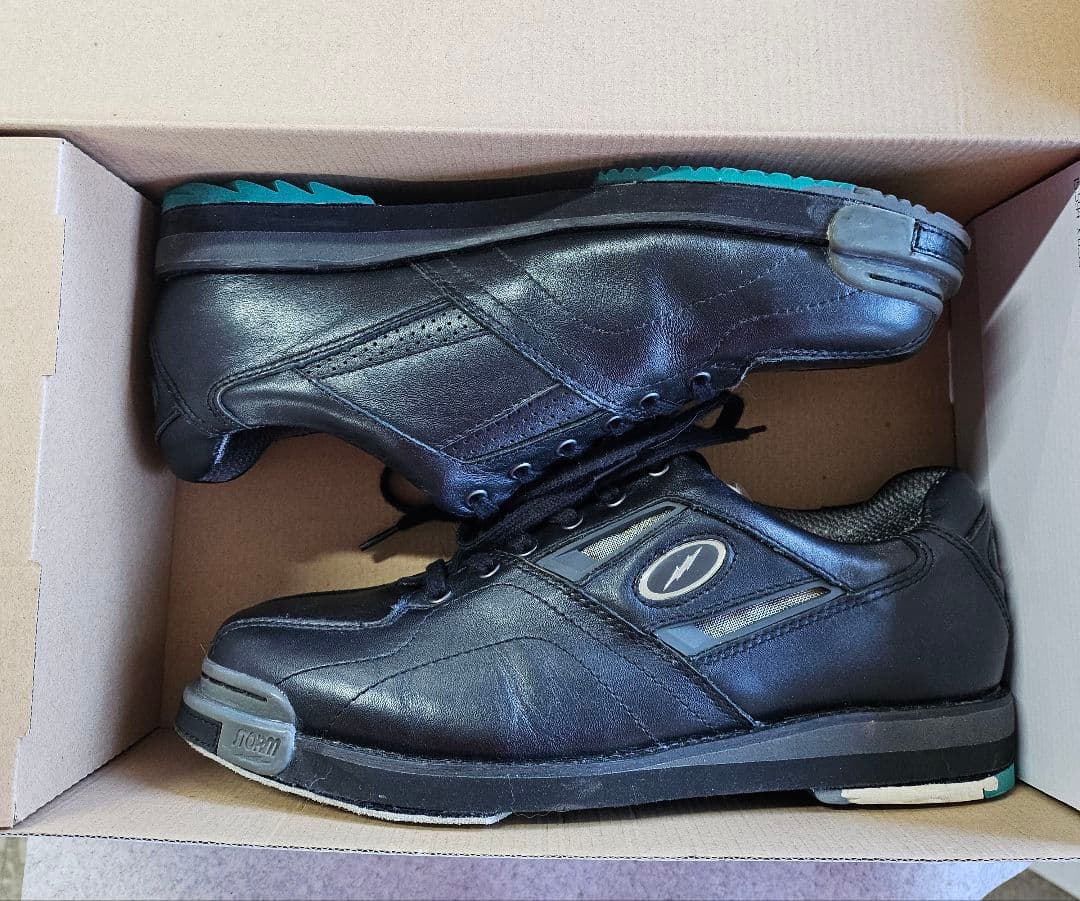 SP900-1 ボウリングシューズ 9 2W ブラック/グレー/シルバー