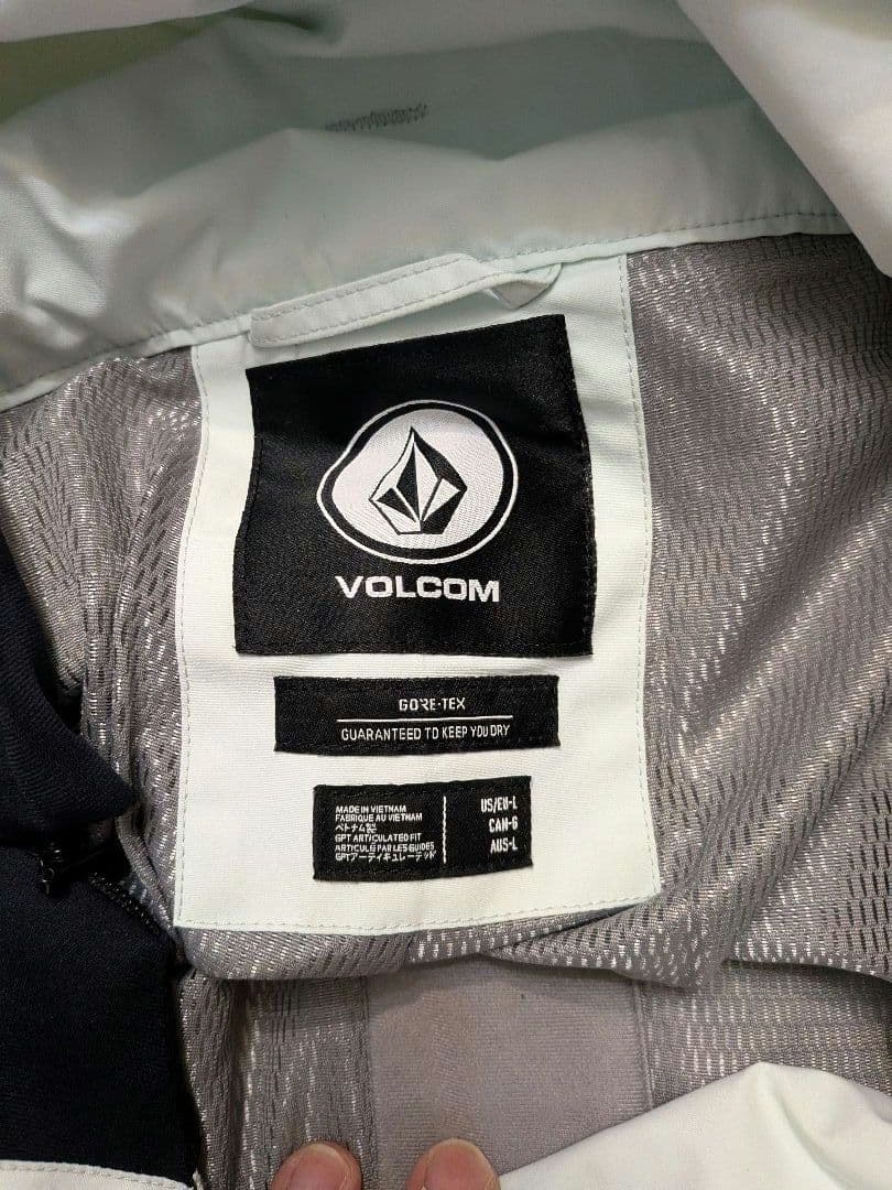 22-23 L-GORE ウェア上下　L　sky　GORE-TEX　VOLCOM