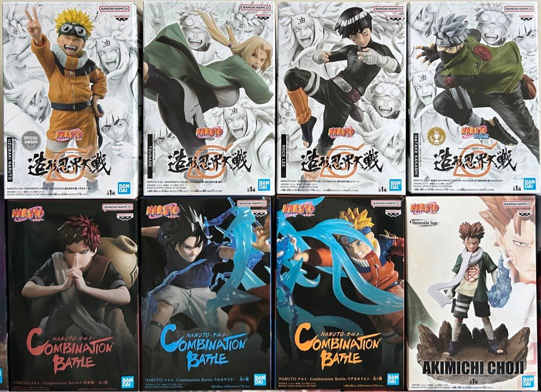 NARUTOナルトフィギュア35点セットまとめ売り造形忍界大戦ロック・リー我愛羅