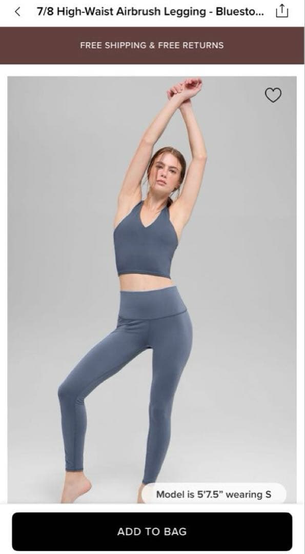 ヨガ・ピラティス alo yoga 7/8High-Waist Airbrush Legging