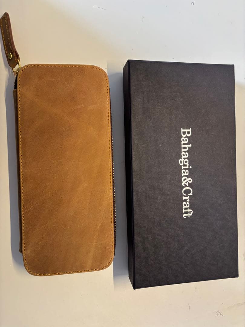 Bahagia&Craft ラウンドジップペンケース