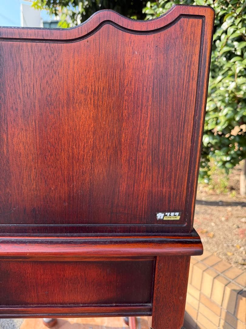 希少 カリモク ライティングデスク ライティングビューロー 家具 レトロ