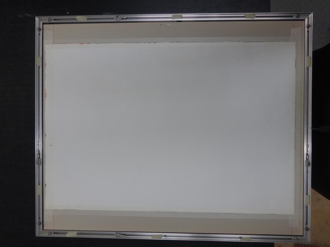 不*鳥様 岡本太郎　肉筆抽象画・額装・油彩画・大阪万博・印刷や写真ではない。ot