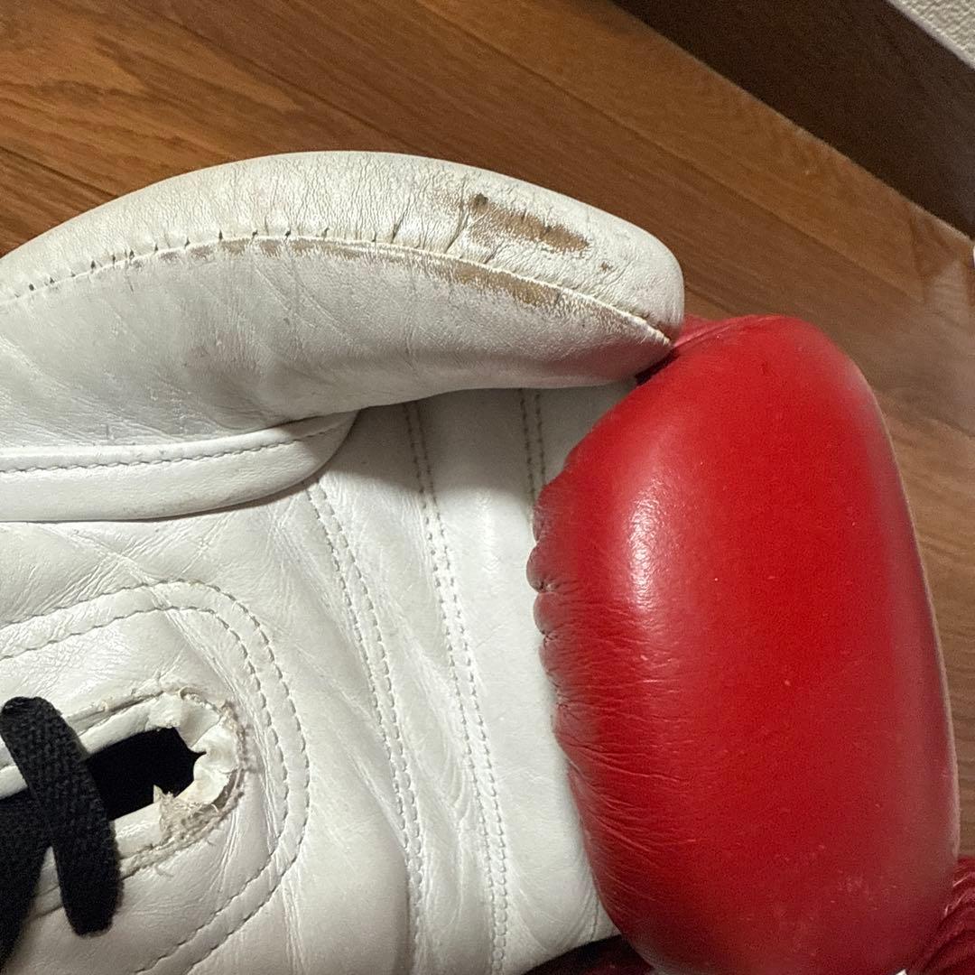 Kworld ボクシンググローブ 12oz レッド　本革