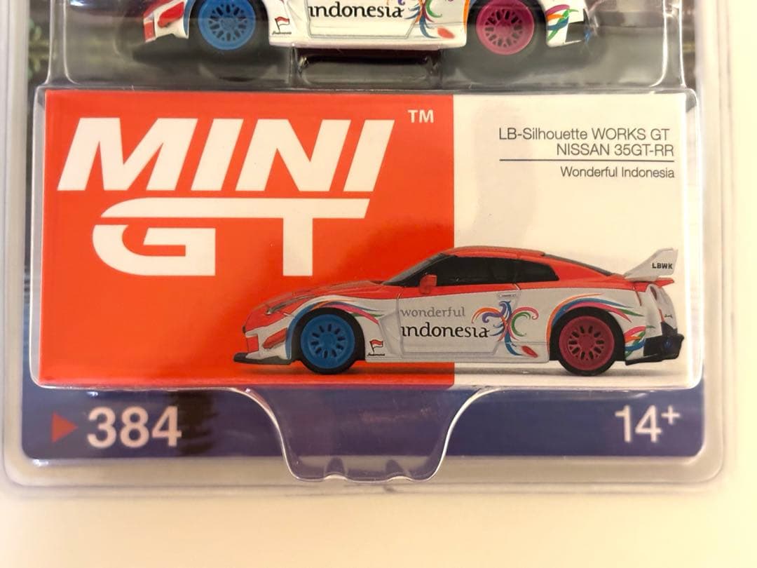 MINI GT 1/64 日産 GT-R R35 ワンダフルインドネシア 限定品