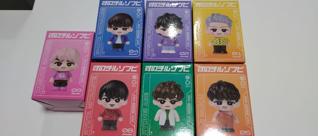  Man ぬいぐるみマスコット 7体セット