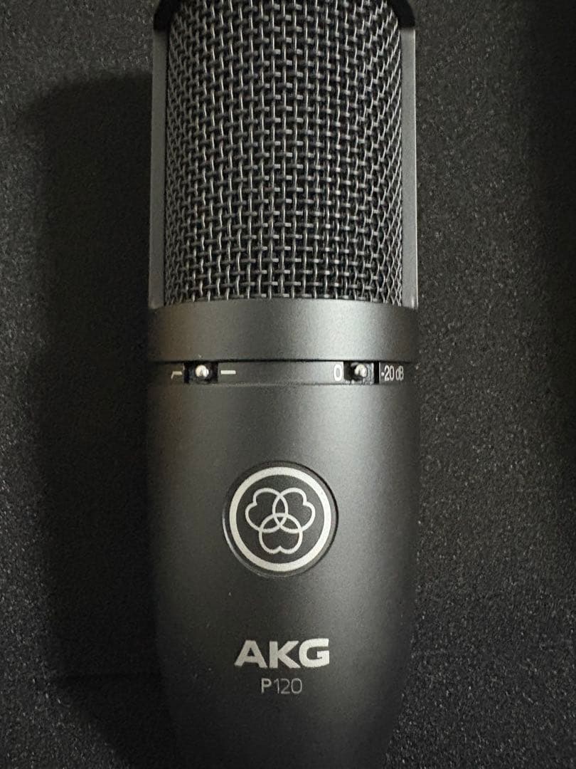 AKG アーカーゲー P120 コンデンサーマイク マイクスタンドセット