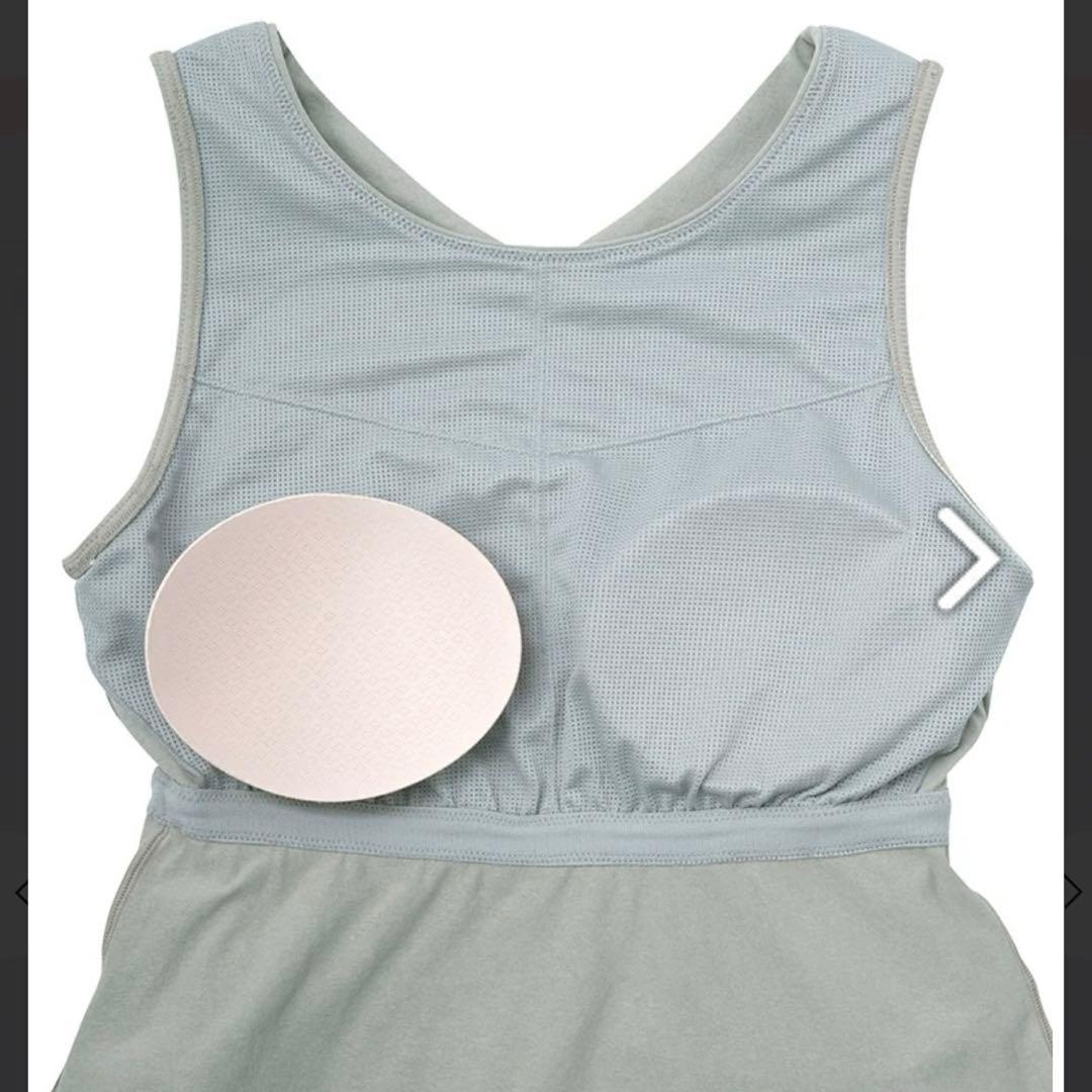 SUKALA カップ付きフレアタンクトップ