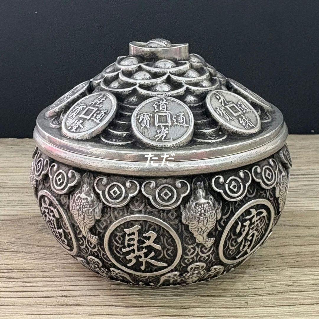 銅器 聚宝盆 客間 玄関 茶室 執務室 開運風水 招財 置物 工芸品 装飾品