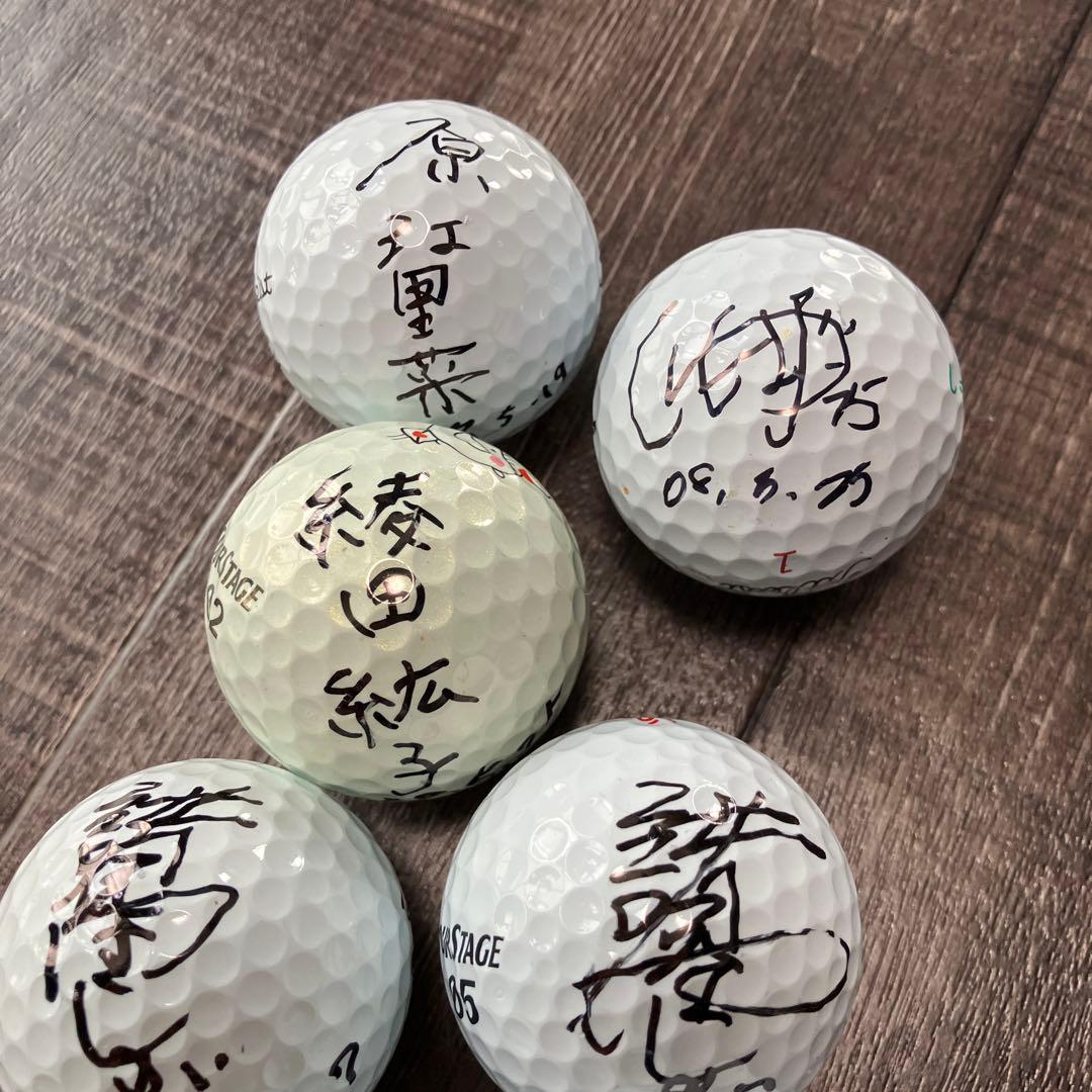 女子ゴルフ　サインボール