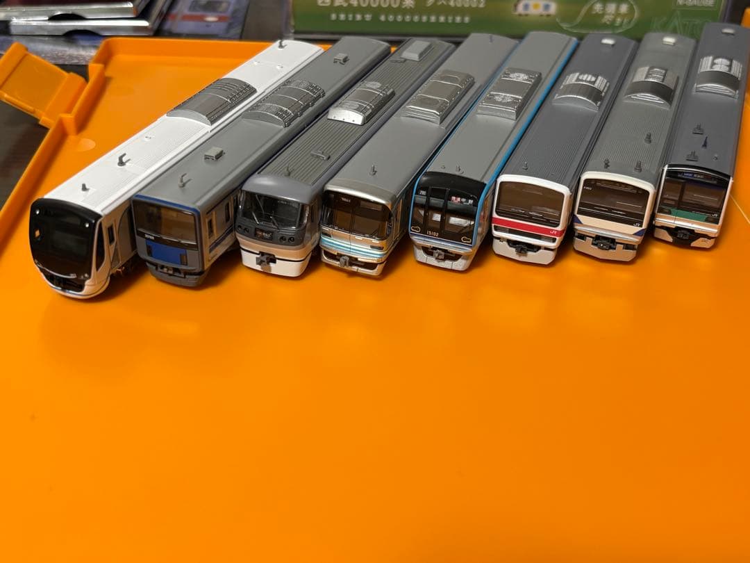 Nゲージ先頭車8両セット キーホルダー付き