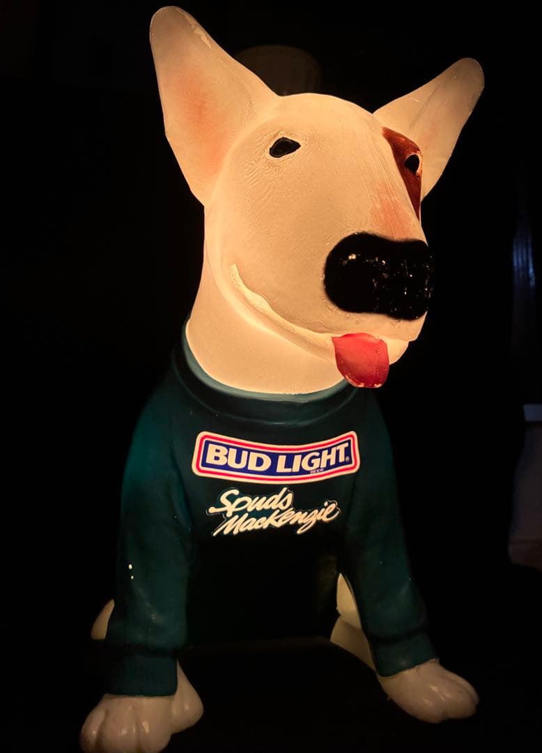 バドライト　スパッズマッケンジー　BUD LIGHT 看板　照明　バドワイザー