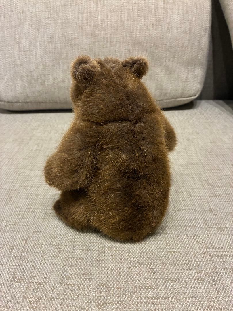 ケーセン クマ ぬいぐるみ　お座りベア　茶
