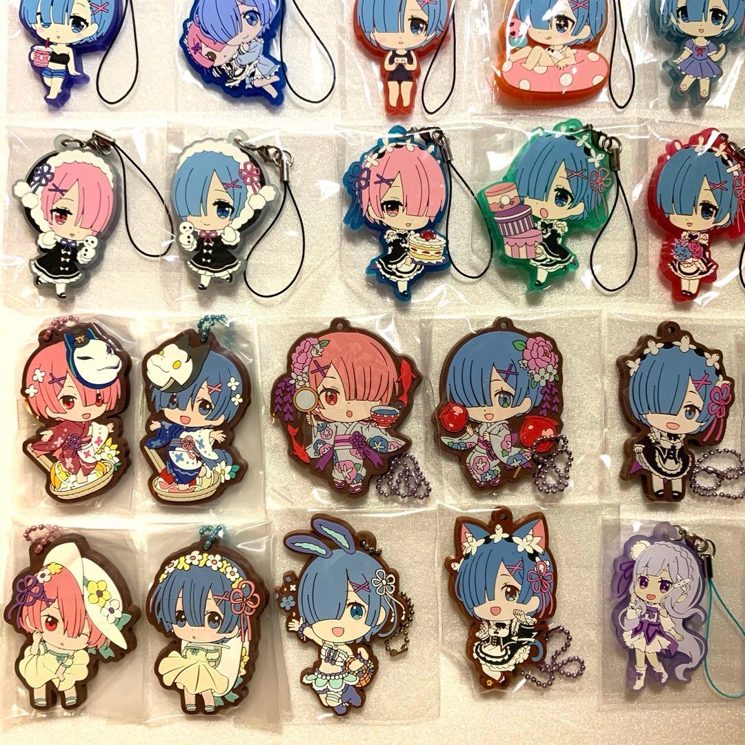 リゼロ　レム　ラム　ラバーストラップ　まとめ売り　セット