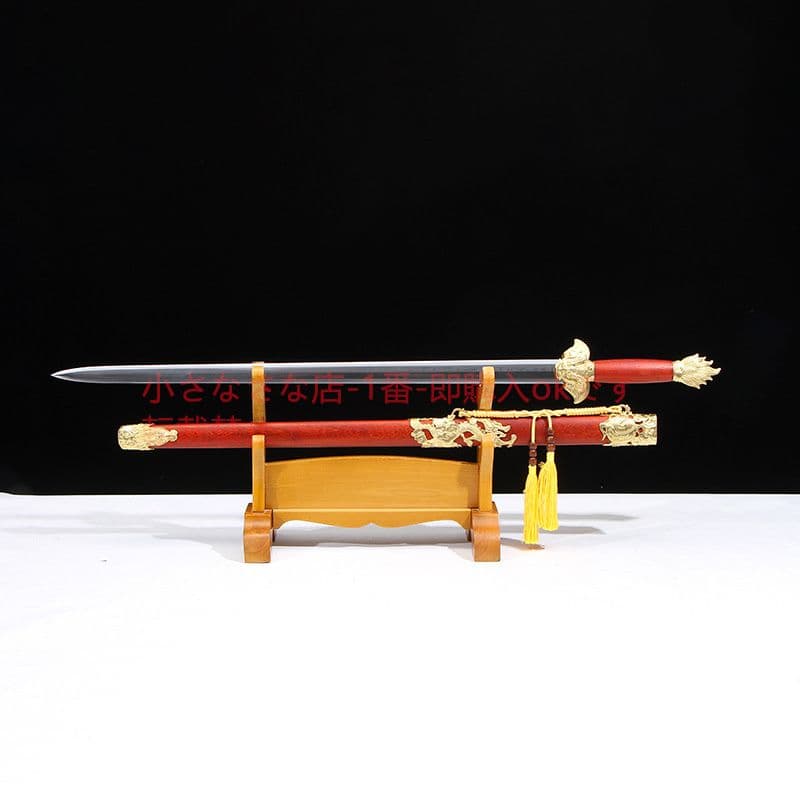 神龍剣亮銅装八面文様鋼  古兵器 武具 刀装具 日本刀 模造刀 居合刀