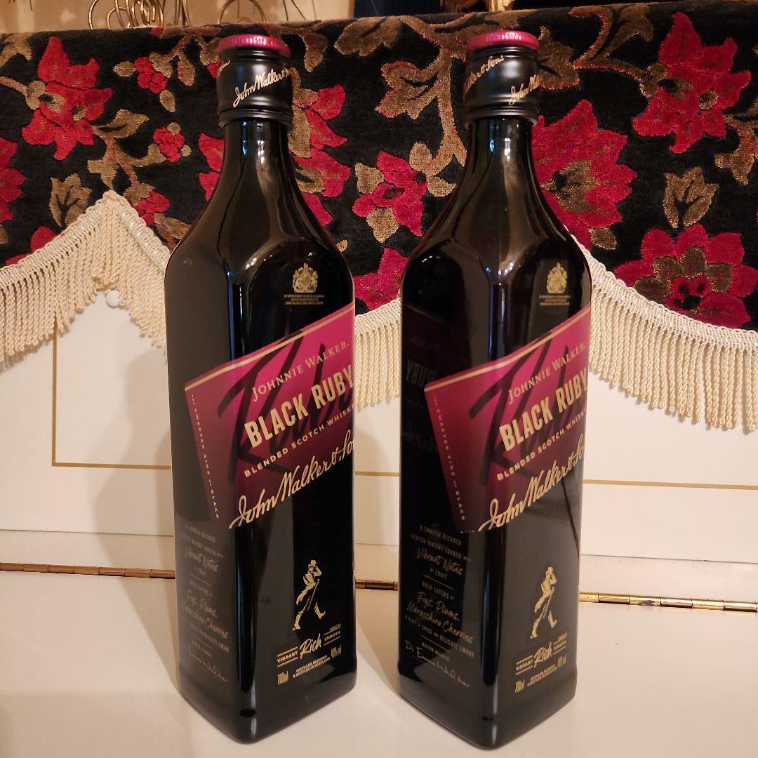 [新](貴重商品) ジョニーウォーカー ブラックルビー 2本