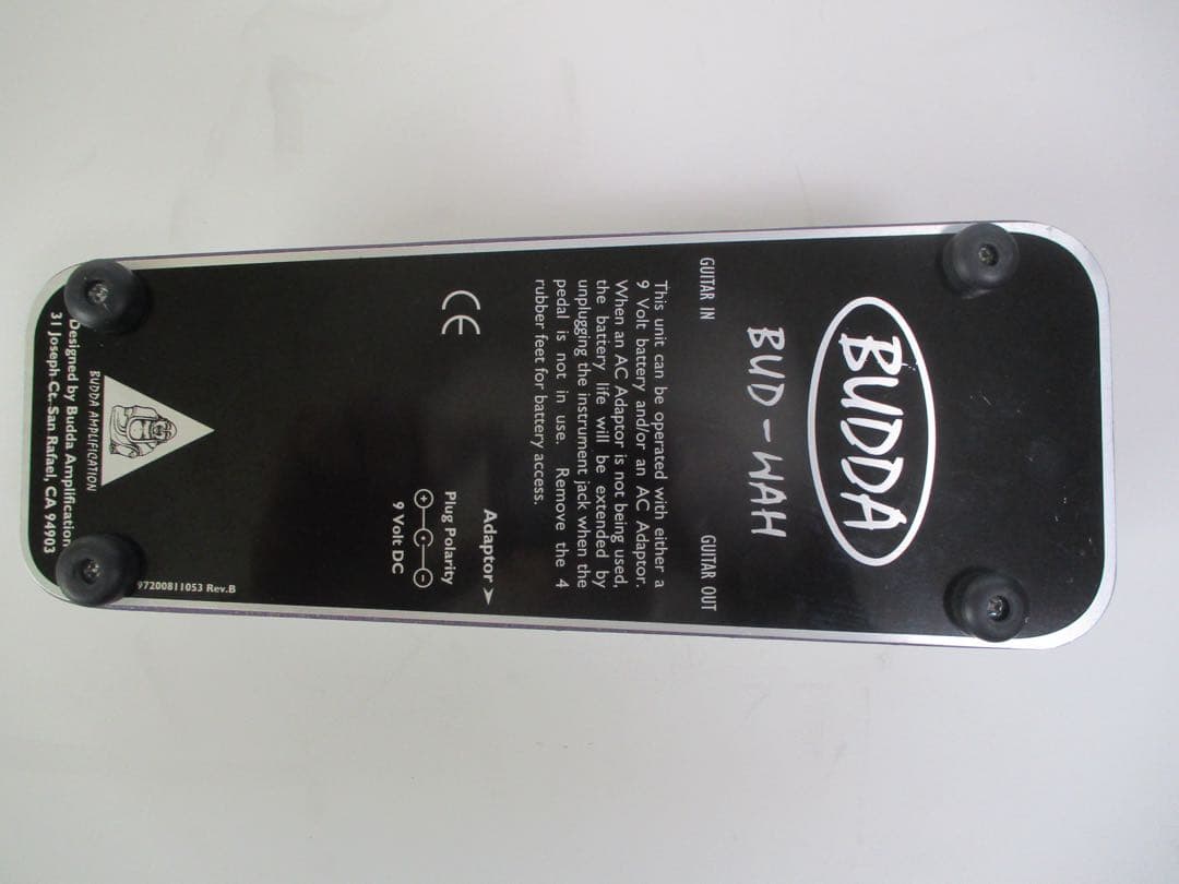 BUDDA ワウペダル　初期型 黒ラベル