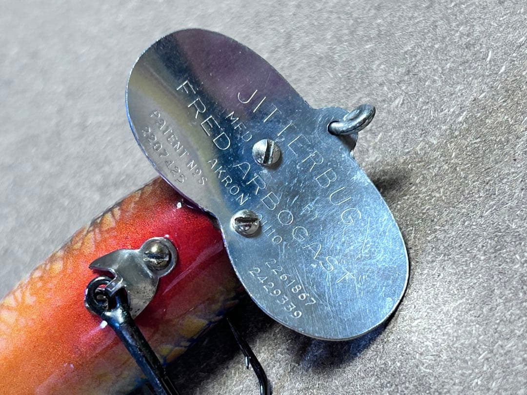 jitterbug リペ oldlure ジッターバグ　アーボガスト