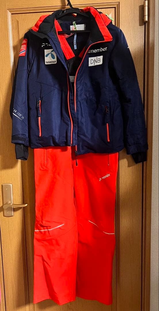 Phenix スキーウェア 140 ネイビー/レッド