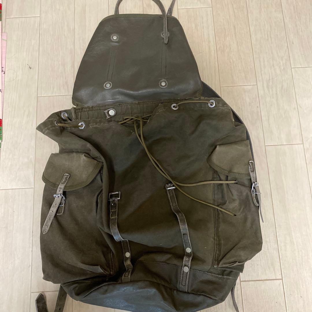 ドイツ軍　山岳　リュック　中古