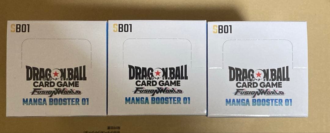 ドラゴンボール MANGA BOOSTER 3BOX テープあり