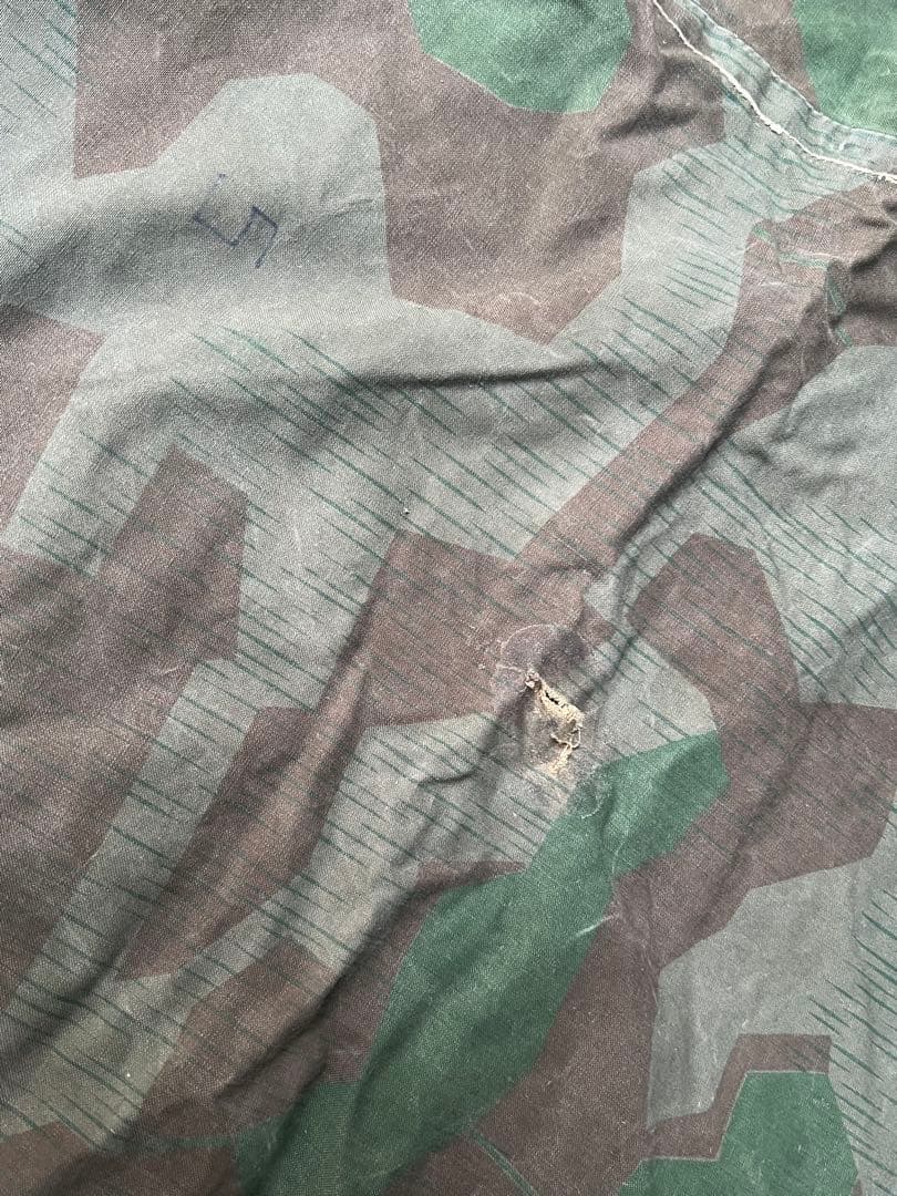 1940年製 スイス軍幕 スプリンターカモ ツェルトバーン ミリタリー テント