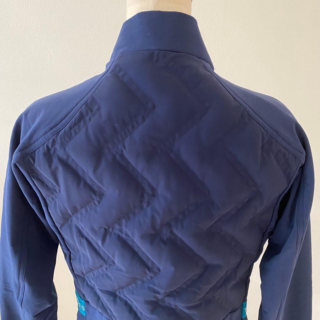 【新品】アディダス ネイビー 一部中綿 レディース L ゴルフウェアadidas