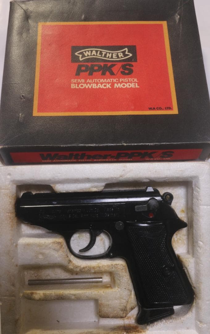 超希少ウェスタンアームズ製　ABS樹脂製モデルガン ワルサーPPK ／S 合法品