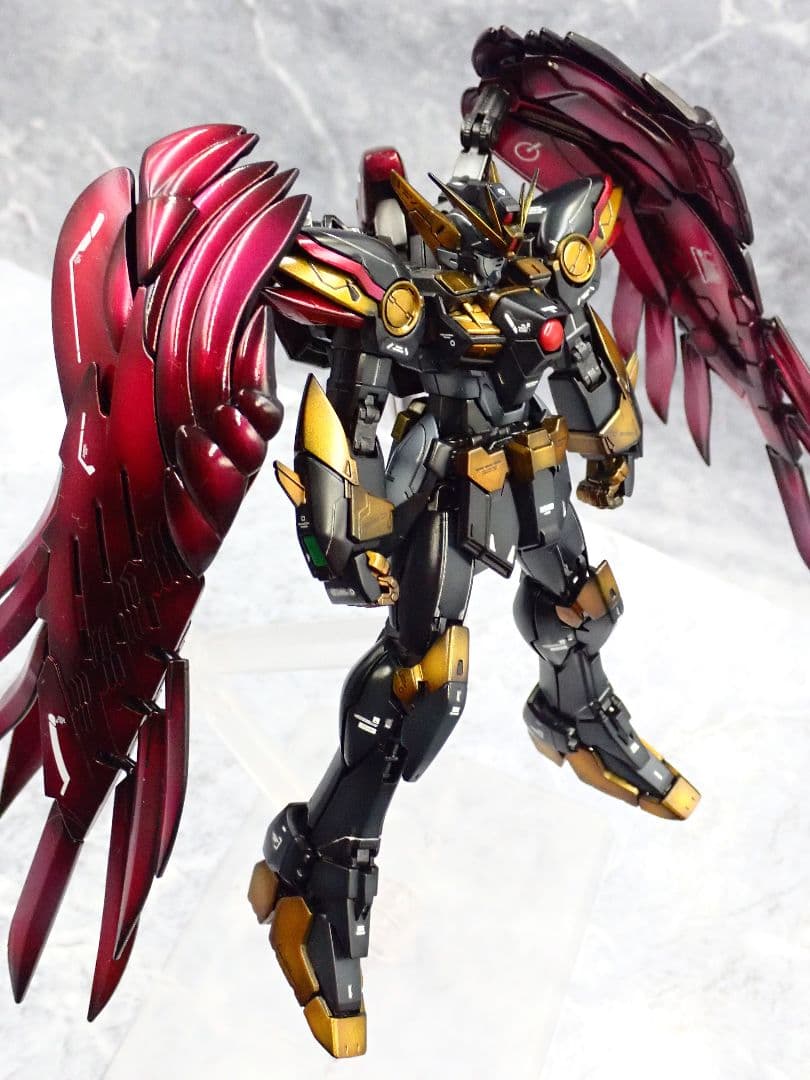 RG ウイングガンダムゼロリベリオン 全塗装 ガンプラ 塗装済み 完成品