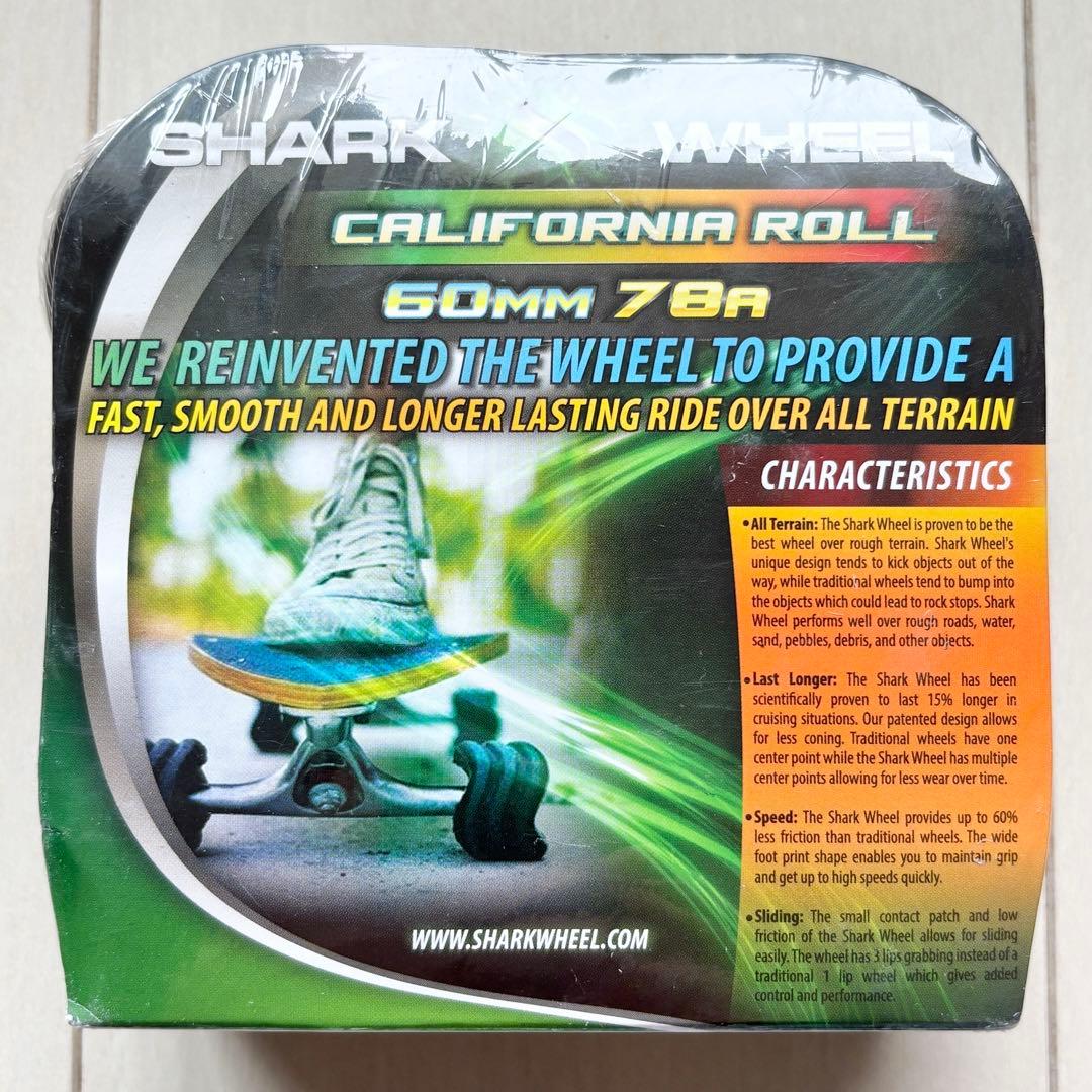 46★新品 未開封★シャークウィール 60mm 78aブラック