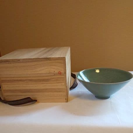 A 100 抹茶碗 高麗青磁 ( 新品未使用品 )