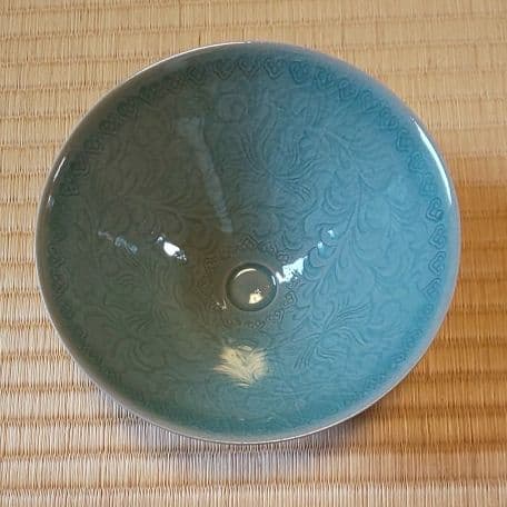 A 100 抹茶碗 高麗青磁 ( 新品未使用品 )