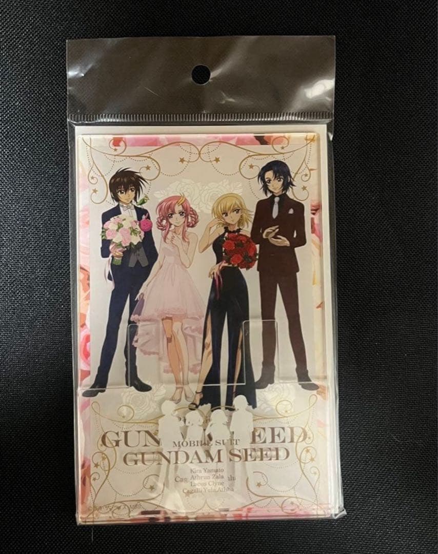 ガンダムSEED アクリルスマホスタンド カフェ キラ アスラン カガリ ラクス