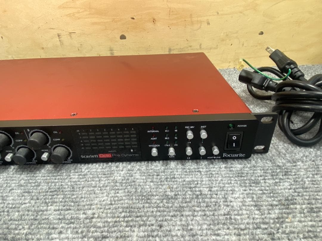 DTM・DAW focusrite octopre dynamic Scarlett