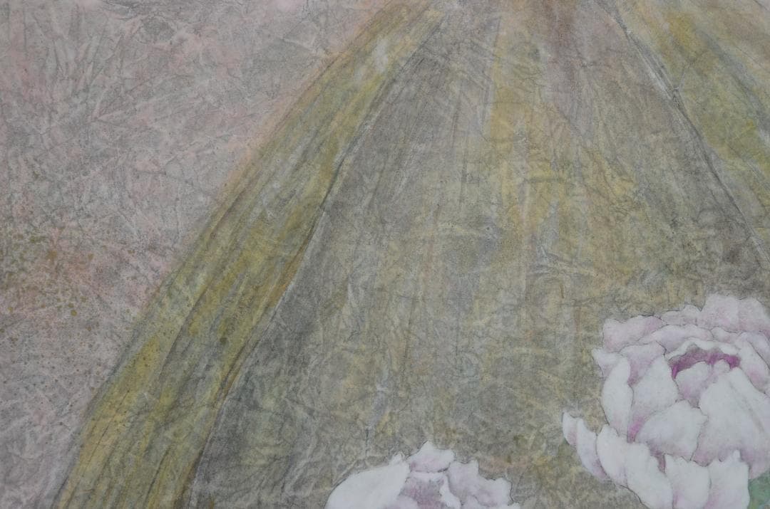 【「わらぼっち(冬牡丹)」 岩絵の具】東山魁夷の流派