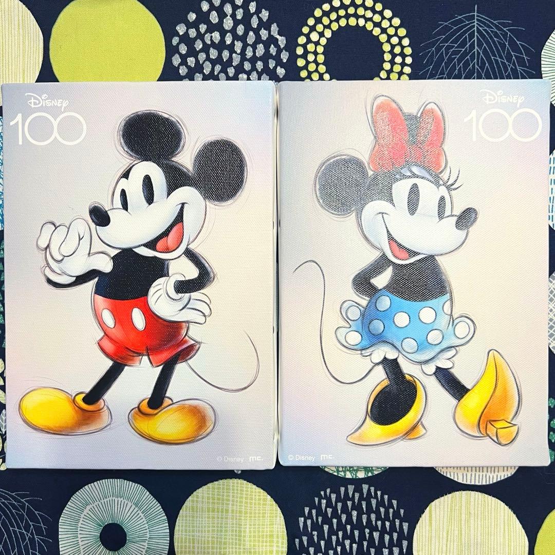 ディズニー 100周年 ミッキー ミニー パネル アートパネル イラスト セット
