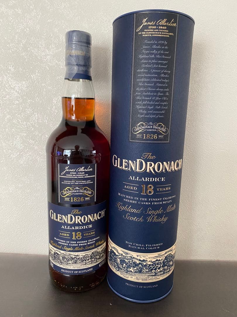 グレンドロナック18年ALLARDICE 2019年ボトリング