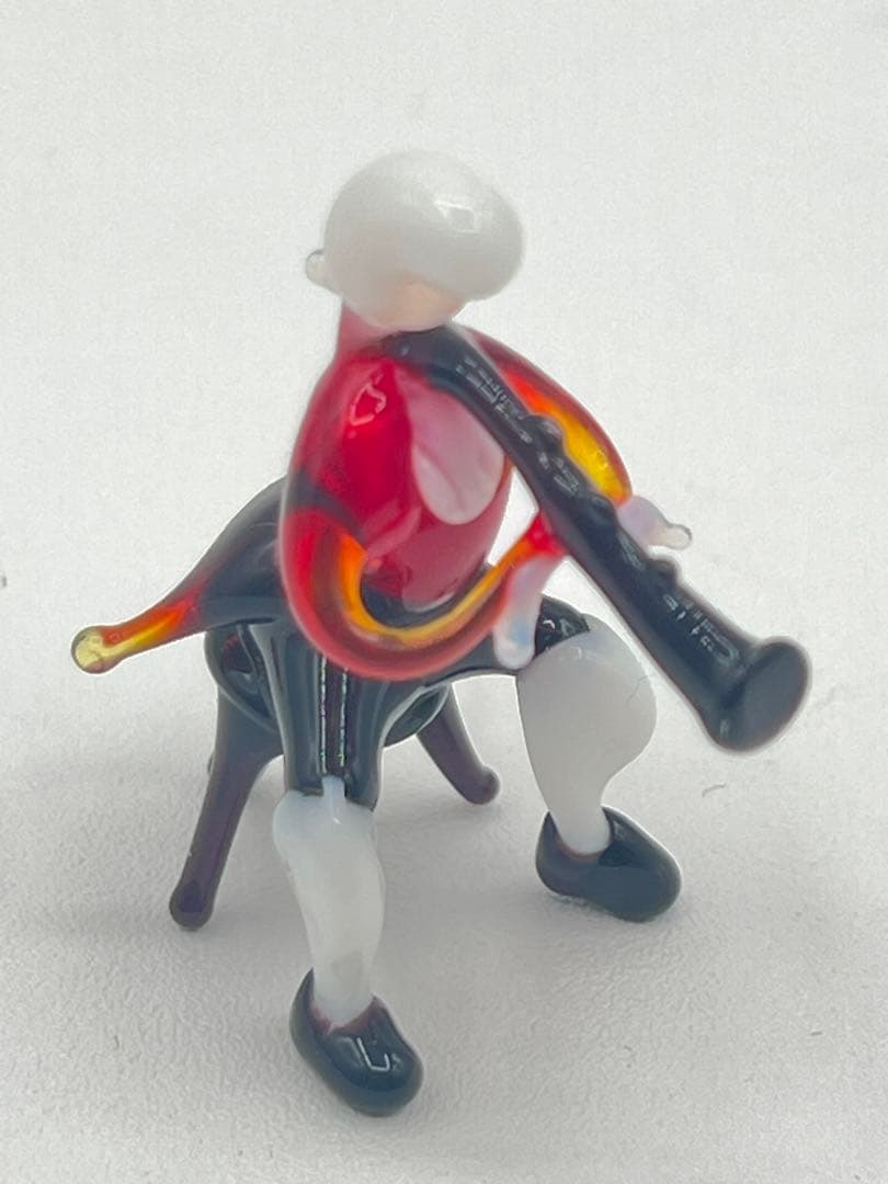 【オーケストラ　ディスプレイ　置物】ピアノコンチェルト　ガラス細工　台湾製　楽器