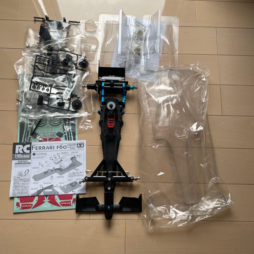 タミヤ　ラジコン　フェラーリＦ60 シャーシ,ボディセット Ｆ104
