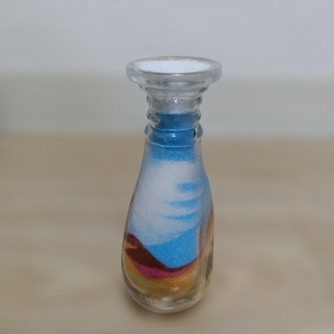 ヨルダン　サンドアート　万博　EXPO　2025　水色