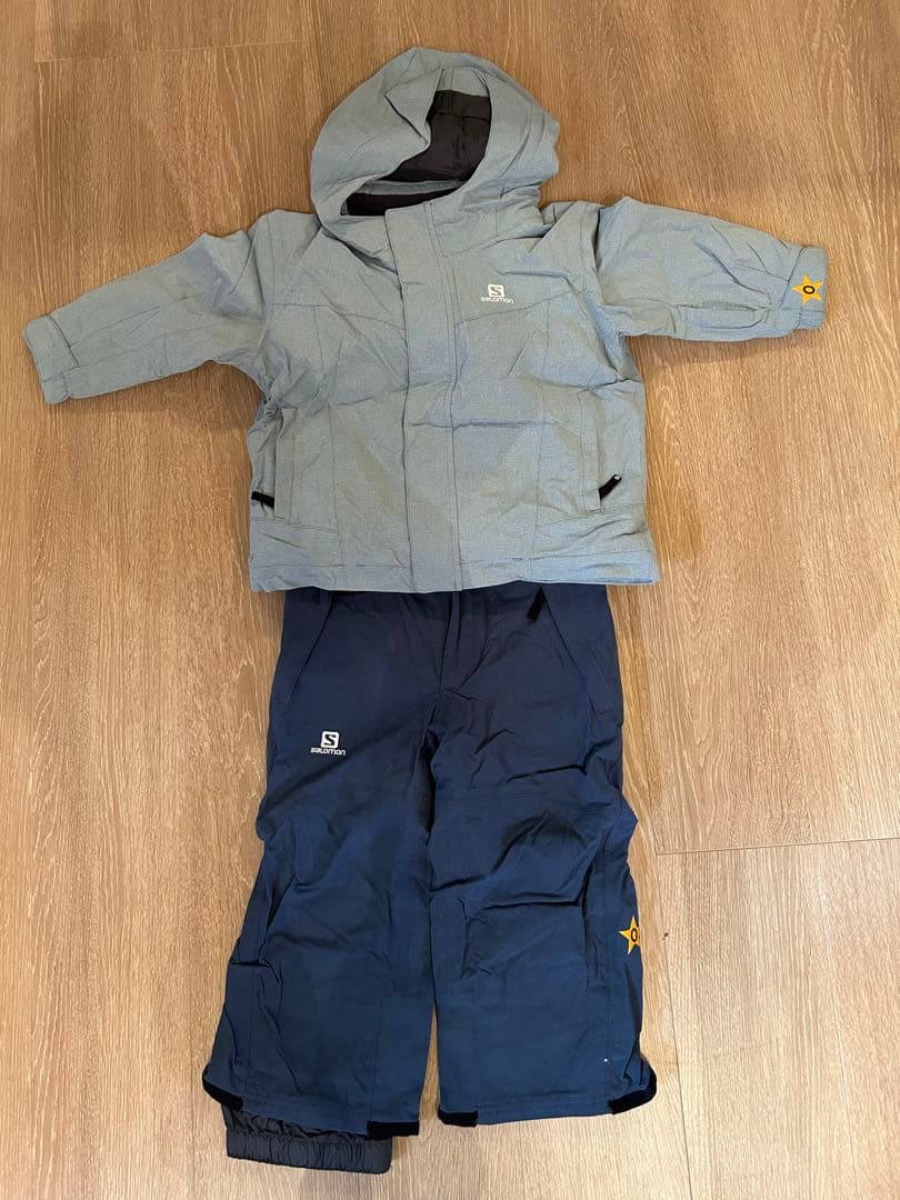 Salomon スキー／スノボーウェア 上下セット　100cm